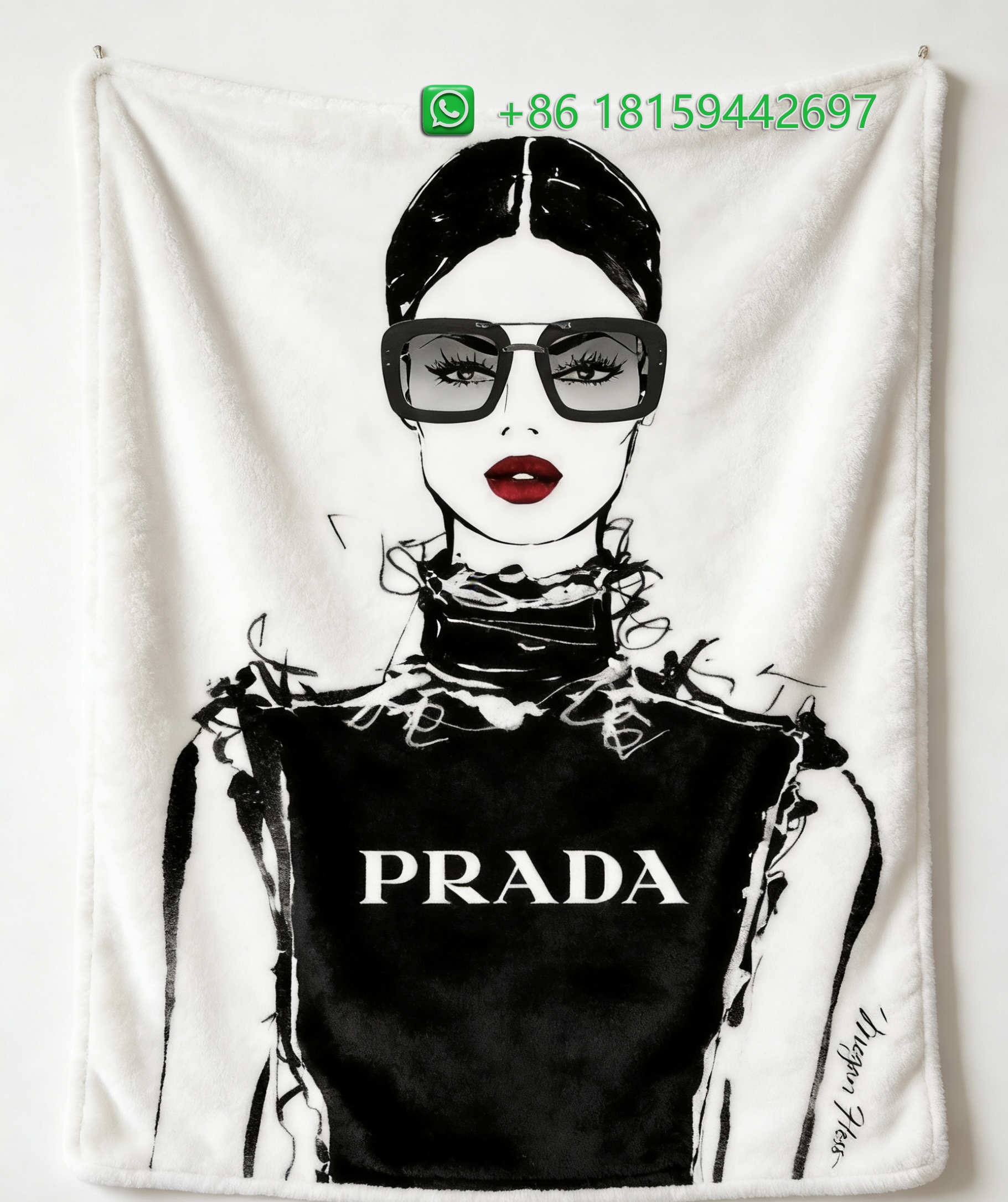 Prada Throw Blankets